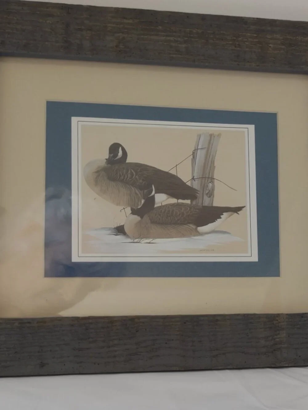 Canadian Geese Print Artisan Framed 12.5